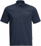 Jack Wolfskin M Atacama Shirt Blau | Herren Kurzarm-Hemd