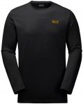 Jack Wolfskin M Essential Longsleeve Schwarz | Größe XL | Herren T-Shirt