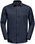 Jack Wolfskin M Lakeside Roll-Up Shirt (Vorgängermodell) Blau | Herren Hemd