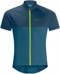 Jack Wolfskin M Morobbia Full-zip T Blau | Größe XXL | Herren Kurzarm-Radtriko