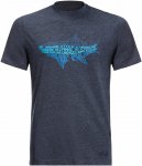 Jack Wolfskin M Ocean Life T Blau | Herren Kurzarm-Shirt