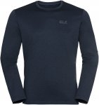 Jack Wolfskin M Sky Thermal Long-sleeve T Blau | Größe 3XL | Herren Langarm-Sh