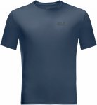 Jack Wolfskin M Tech T Blau | Größe XL | Herren Kurzarm-Shirt