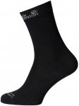 Jack Wolfskin Merino Classic CUT Socks Schwarz | Größe EU 44-46 |  Socken