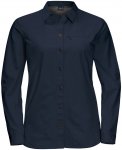 Jack Wolfskin W Lakeside Roll-Up Shirt (Vorgängermodell) Blau | Größe XXL | D