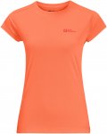 Jack Wolfskin W Prelight S/s Orange | Damen Kurzarm-Shirt
