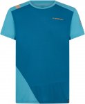 La Sportiva M Grip T-shirt Blau | Größe XL | Herren Kurzarm-Shirt