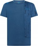 La Sportiva M Lead T-shirt Blau | Größe XL | Herren Kurzarm-Shirt