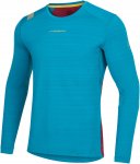La Sportiva M Tour Long Sleeve Blau / Rot | Größe XL | Herren Langarm-Shirt