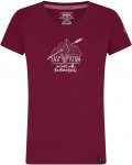 La Sportiva W Alakay T-shirt Rot | Größe XL | Damen Kurzarm-Shirt