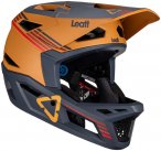 Leatt Mtb Gravity 4.0 Helmet Grau / Orange |  Fahrradhelm