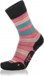 Lowa Everyday Socks Gestreift / Blau / Pink | Größe EU 35-36 |  Kompressionsso