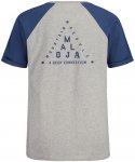 Maloja M Batianm. T-shirt Colorblock / Grau | Herren Kurzarm-Shirt
