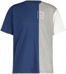 Maloja M Boem. T-shirt Colorblock / Blau | Herren Kurzarm-Shirt