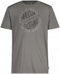 Maloja M Serdesm. T-shirt Grau | Größe XL | Herren Kurzarm-Shirt