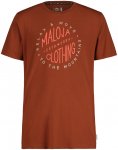 Maloja M Serdesm. T-shirt Rot | Größe XL | Herren Kurzarm-Shirt
