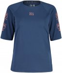 Maloja W Karkogelm. Multi 1/2 T-shirt Blau | Größe XL | Damen Kurzarm-Radtriko