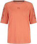 Maloja W Karkogelm. Multi 1/2 T-shirt Orange | Größe XL | Damen Kurzarm-Radtri