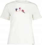 Maloja W Schlarignam. T-shirt Weiß | Größe XS | Damen Kurzarm-Shirt
