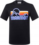 Marmot M Coastal Tee Short-sleeve Schwarz | Herren Kurzarm-Shirt