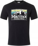 Marmot M Mmw Gradient Tee Schwarz | Herren Kurzarm-Shirt