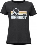 Marmot W Coastal Tee Short-Sleeve Schwarz | Damen T-Shirt