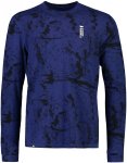 Mons Royale M Cascade Long-sleeve Print Blau | Herren Langarm-Shirt