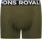 Mons Royale M Hold 'em Boxer Shorty Oliv | Größe XXL | Herren Kurze Unterhose