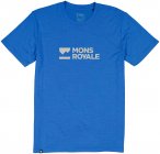 Mons Royale M Icon T-shirt Blau | Herren Kurzarm-Shirt