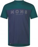 Mons Royale M Redwood Enduro Vt Colorblock / Blau / Grün | Herren Kurzarm-Radtr