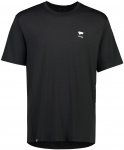 Mons Royale M Tarn Merino Shift T-Shirt Schwarz | Größe XL | Herren
