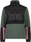 Mons Royale W Decade Mid Pullover Colorblock / Grün / Schwarz | Damen Sweater