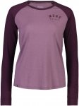 Mons Royale W Icon Raglan Colorblock / Lila / Pink | Größe XL | Damen T-Shirt
