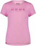 Mons Royale W Icon Tee Pink | Damen Kurzarm-Shirt