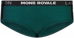 Mons Royale W Sylvia Boyleg Grün | Größe XL | Damen Kurze Unterhose