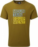 Mountain Equipment M Block Letter Tee Grün | Größe S | Herren T-Shirt
