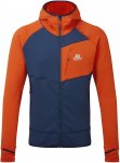 Mountain Equipment M Eclipse Hooded Jacket Colorblock / Blau / Orange | Größe 