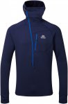 Mountain Equipment M Eclipse Hooded Zip T Blau | Herren Fleece-Pullover