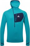 Mountain Equipment M Eclipse Hooded Zip T Blau | Herren Fleece-Pullover