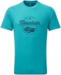 Mountain Equipment M Headpoint Script Tee Blau | Herren Kurzarm-Shirt