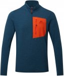 Mountain Equipment M Lumiko Zip-t Blau | Größe S | Herren Langarm-Shirt