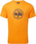 Mountain Equipment M Roundel Tee Orange | Größe S | Herren Kurzarm-Shirt