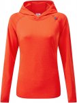 Mountain Equipment W Glace Hooded Top Orange | Größe XL - 16 | Damen Langarm-S