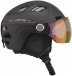 Movement M Pilot Helmet Schwarz | Größe S 54 - 56 cm | Herren Ski- & Snowboard