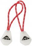 Msr Night Glow Zipper Pulls (2-pack) Rot / Weiß | Größe One Size |  Zelt-Zube