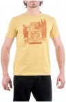 Nograd M Comfort T-shirt Braun / Gelb | Herren Kurzarm-Shirt