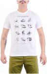 Nograd M Magic Forest T-shirt Weiß | Größe XL | Herren Kurzarm-Shirt