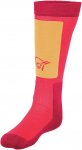 Norrona Lofoten Mid Weight Merino Socks Long Gelb / Rot | Größe 34 - 36 |  Soc