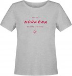 Norrona W /29 Cotton Legacy T-shirt Grau | Größe XS | Damen Kurzarm-Shirt