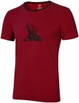 Ocun M Classic T Organic Airwolf Rot | Größe XL | Herren Kurzarm-Shirt